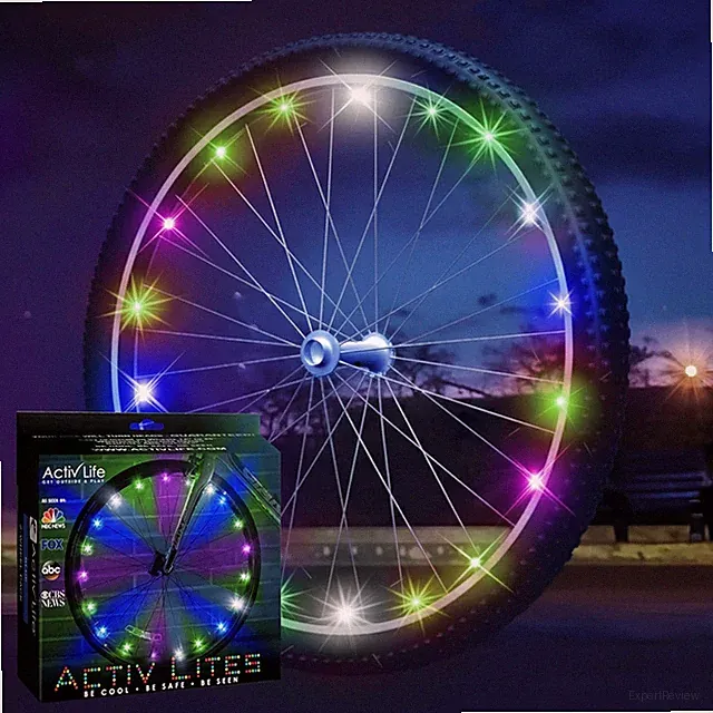 LED Bike Wheel Lights with Batteries Included! Get 100% Brighter and Visible fro